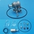 Set of Parts for Motor/Generator for GT03